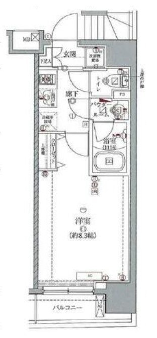 文京区大塚のマンションの間取り