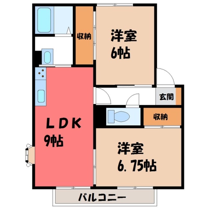 フォレストスクエア A棟の間取り