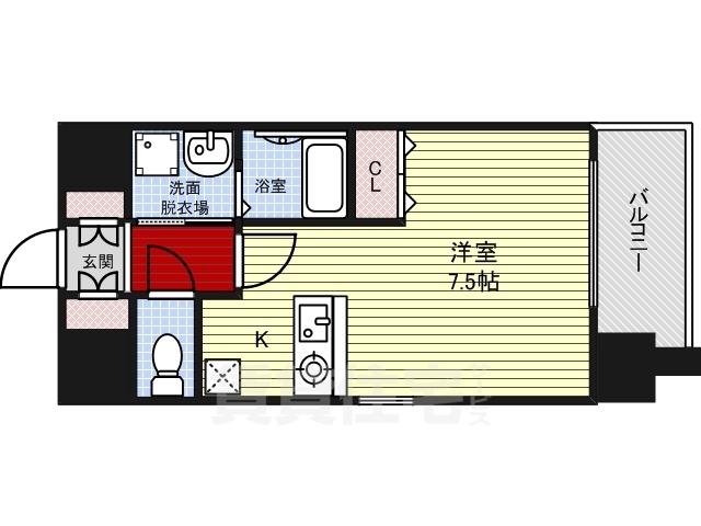 プレサンス名古屋STATIONザ・シティの間取り