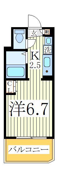 流山市大字東深井のマンションの間取り