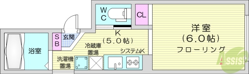 仮)北3東3新築MSの間取り