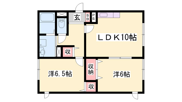 サンエイトAの間取り