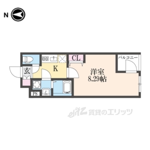 Ｆｉｌｌｉｎ東鞍馬口の間取り