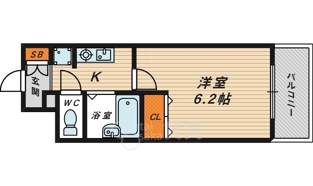 エスリード京橋ステーションプラザの間取り