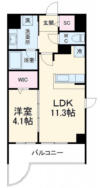 グランコート　東山の間取り