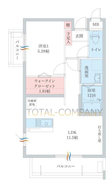 Praia　Gujinの間取り