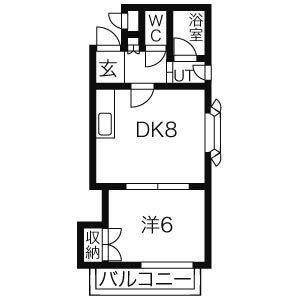 【アルファコスモ弐番館の間取り】