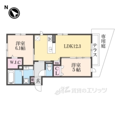 プレステージア忍ケ丘の間取り