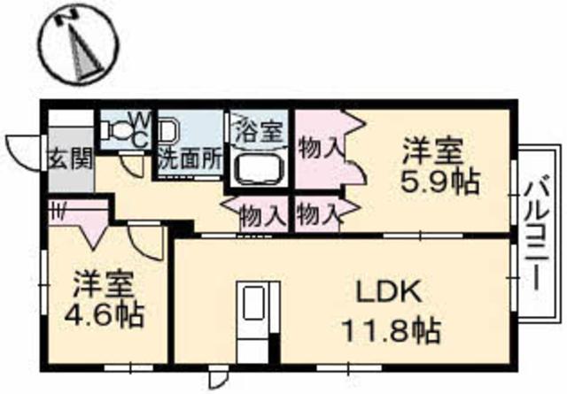 【シャーメゾン名池の間取り】