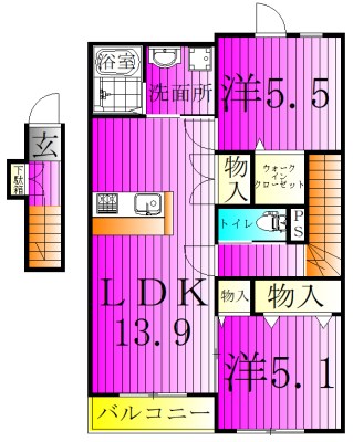 フォレストTの間取り