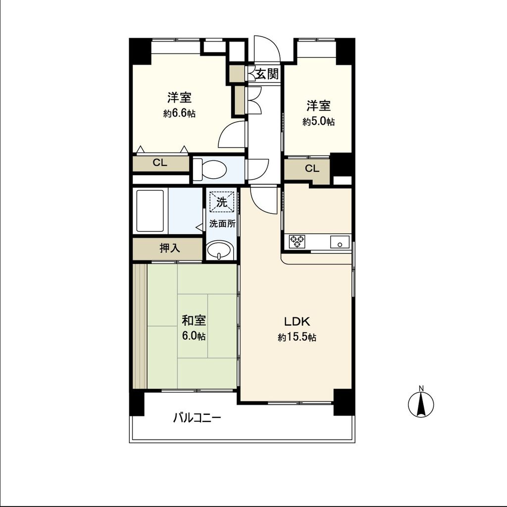 ラ・シール仙台の間取り