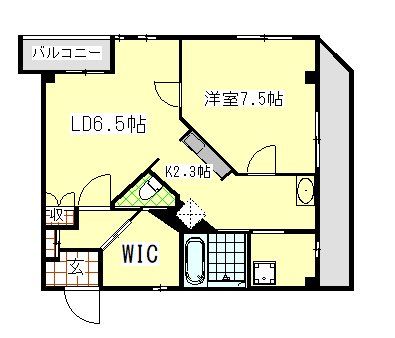 Ａｐａｒｔｍｅｎｔ Ｒｉｃｏの間取り