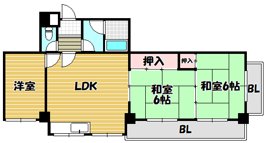 サニーコートの間取り