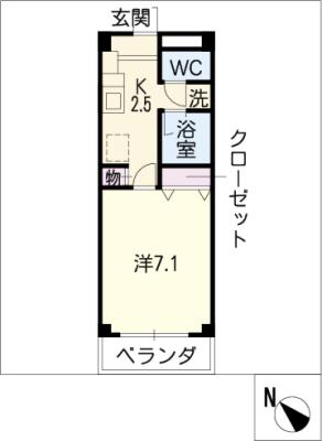 アドフレックス杁ヶ池の間取り