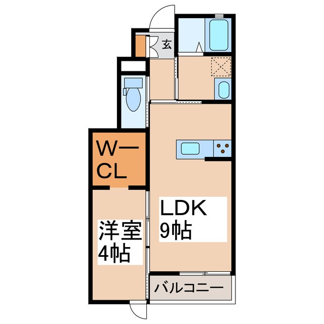 クレスト中之条の間取り