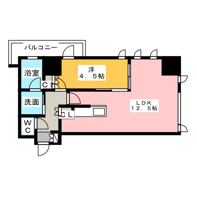 プラウドタワー覚王山の間取り