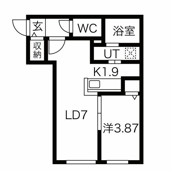 ONE STAGE二十四軒の間取り