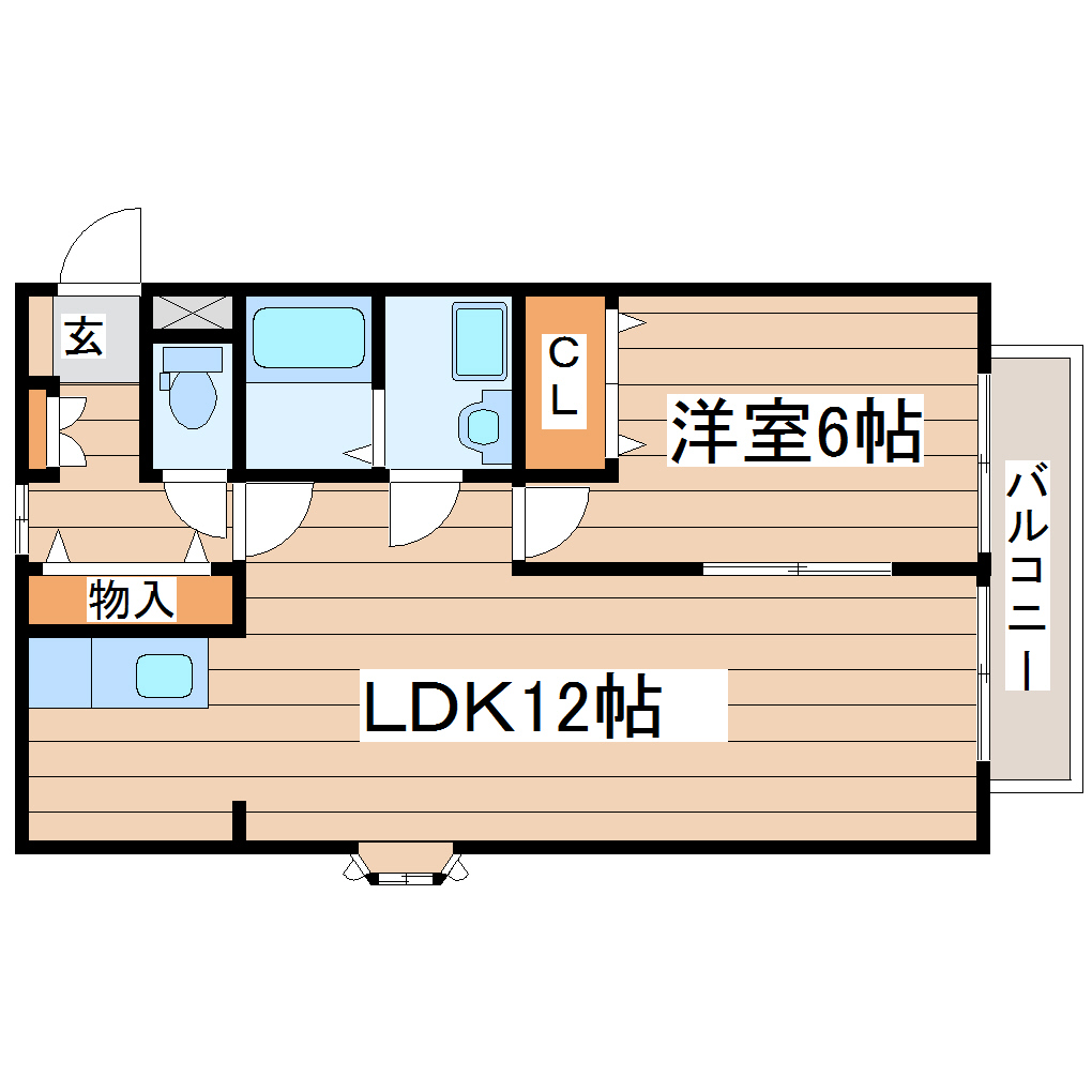 コンフォールUEMATSUIIの間取り