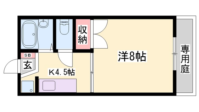 サンコーポ車崎の間取り