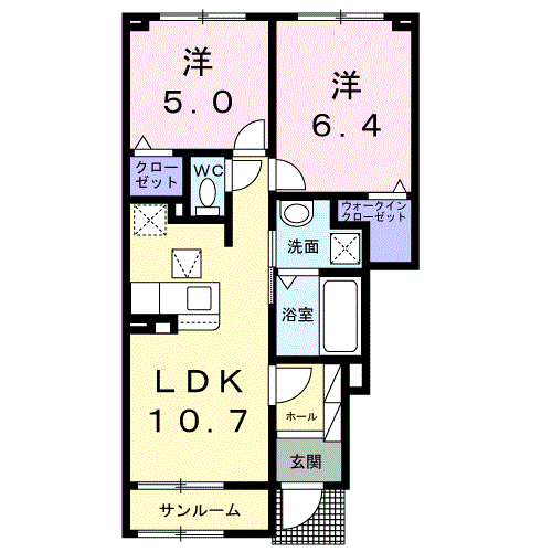 トゥルース　Ｂの間取り