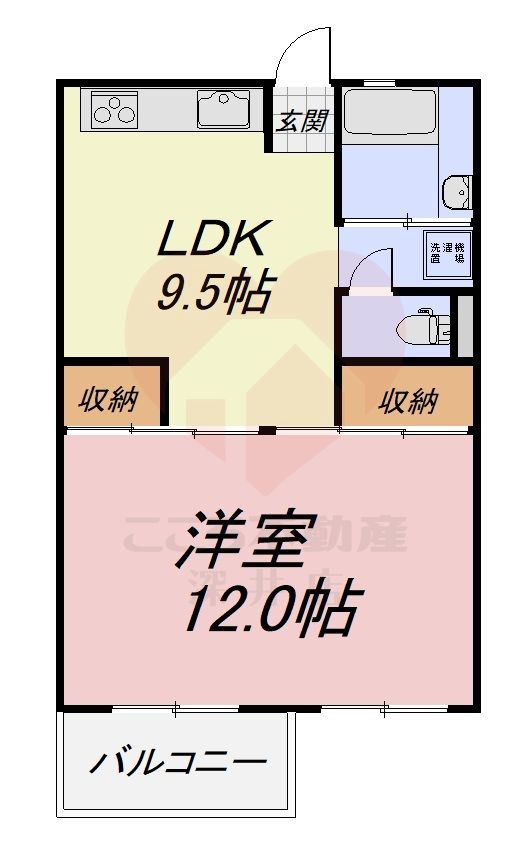 堺市南区桃山台のマンションの間取り