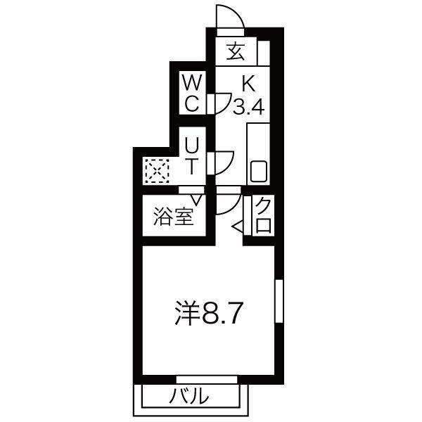 ＭＥＺＹ南仙北の間取り