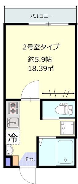 ヴィシェット羽田の間取り