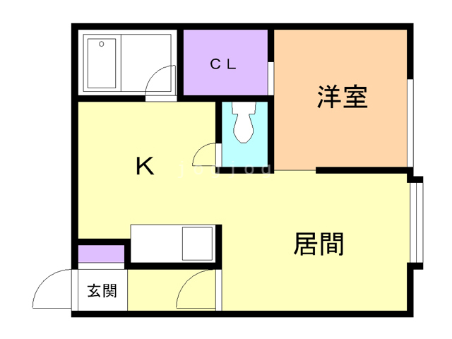 フロンティア永山IIの間取り