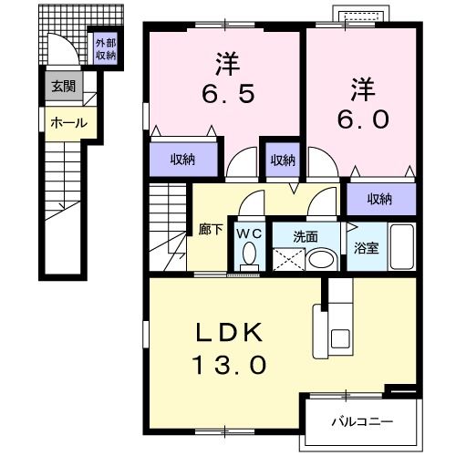 レジーナ　Ｃの間取り