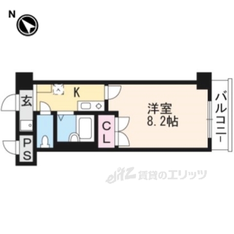 【草津市笠山のマンションの間取り】