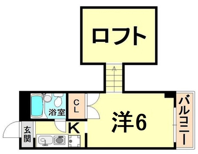 伊丹市松ケ丘のマンションの間取り