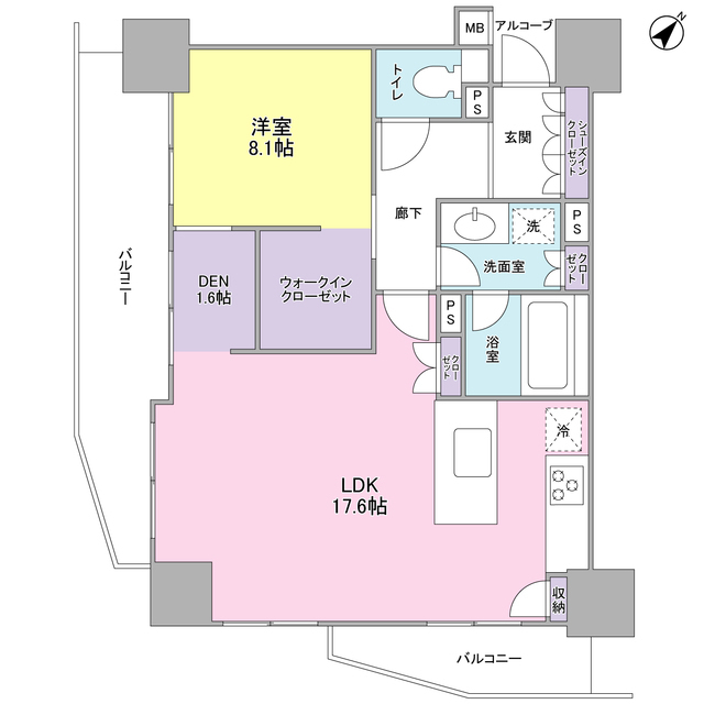 ＬａＳａｎｔｅ五反田の間取り