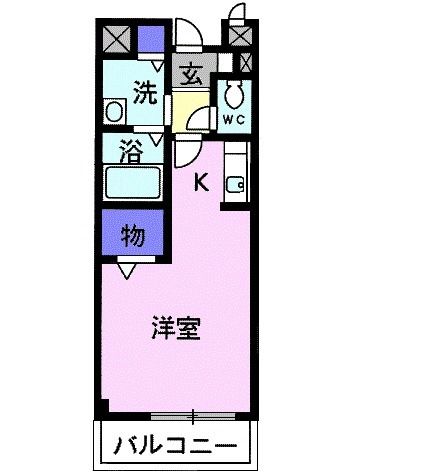 シャロ－ゼＩの間取り