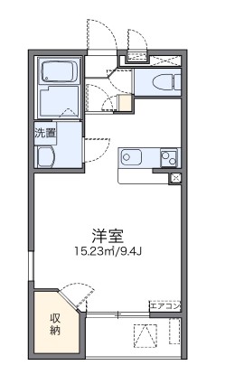 横浜市戸塚区下倉田町のマンションの間取り