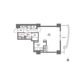 【文京区本駒込のマンションの間取り】