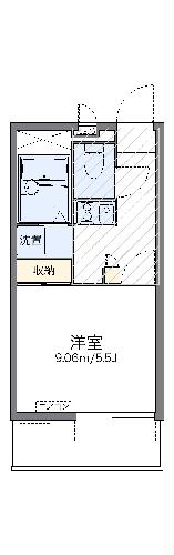 レオパレスアルメリアの間取り