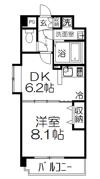 さいたま市見沼区大字南中野のマンションの間取り