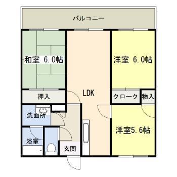 ボヌール今屋の間取り