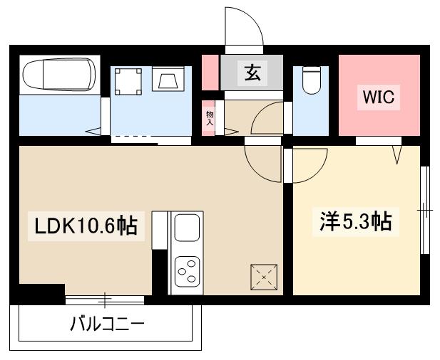 【D-room名駅 D棟の間取り】