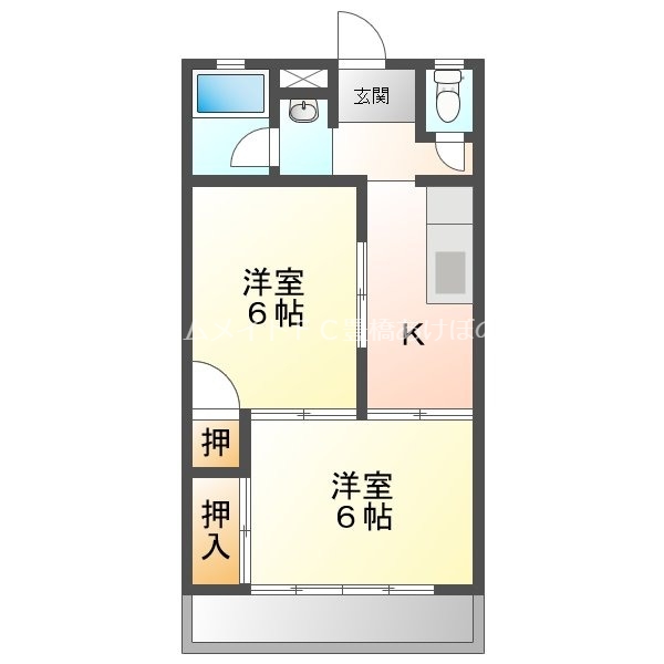 グラッセ前田の間取り