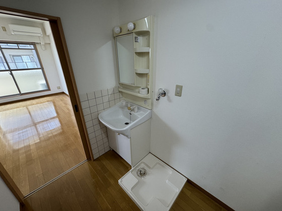 洗面設備　他号室写真です