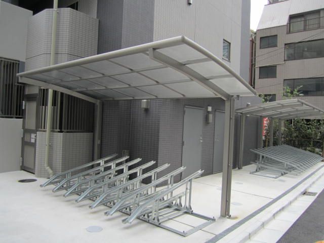 駐車場　駐輪場です。