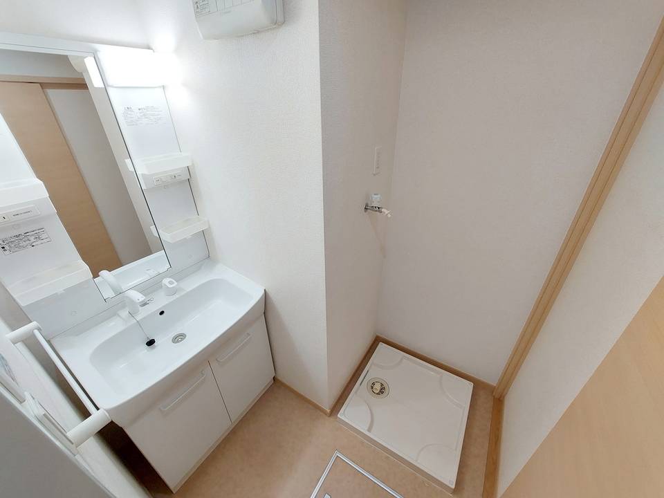 洗面設備　洗濯機置場