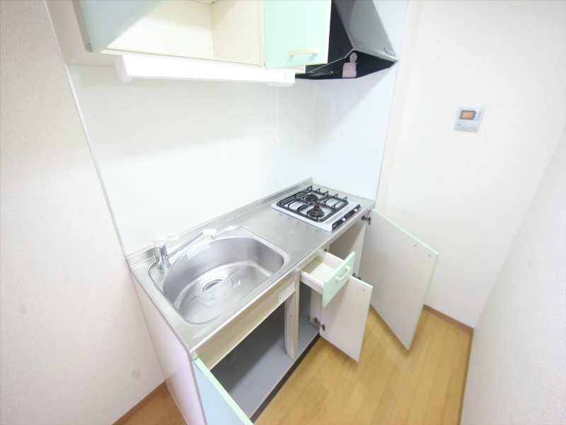 キッチン　システムキッチン（ガス2口コンロ付）