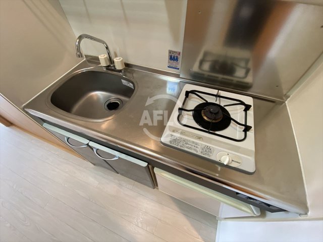 キッチン　サムティ中之島公園南　1口ガスシステムキッチン