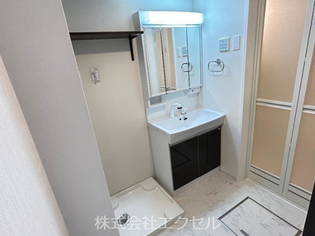 洗面設備　施工イメージです。