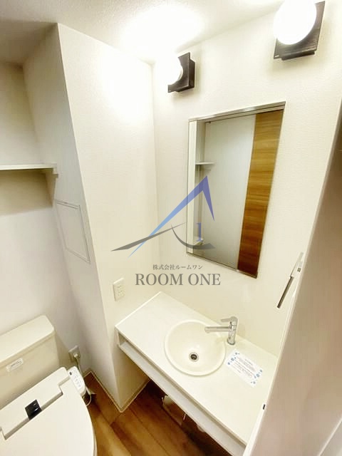洗面設備　洗面台です。