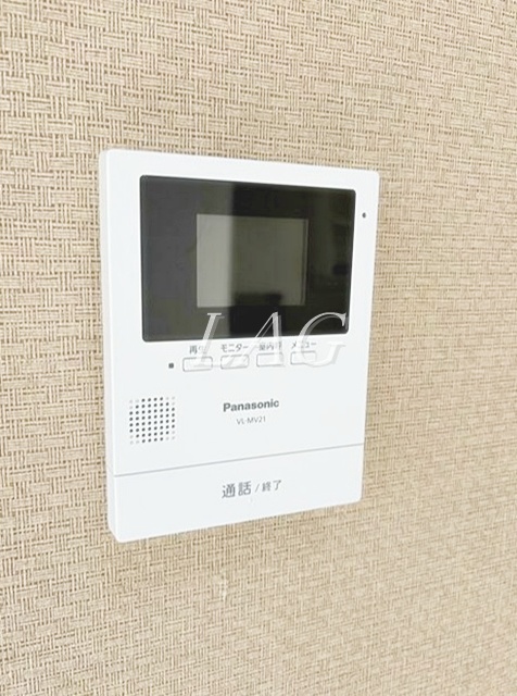 セキュリティ　モニター付きインターフォンです。