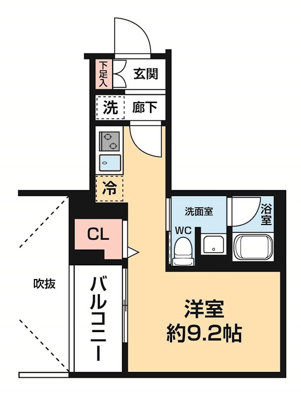 AZEST阪東橋IIの間取り写真