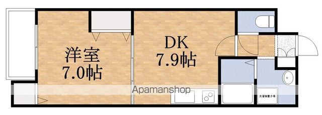 地下鉄長堀鶴見緑地線 今福鶴見駅 徒歩12分 5階建 築23年の間取り写真